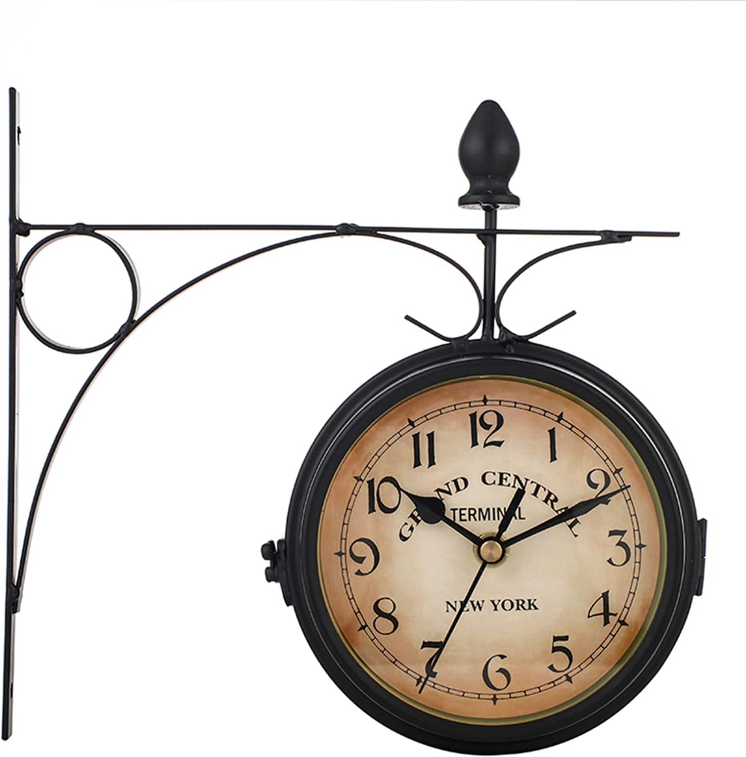 Outdoor Garden Clock Weatherproof Retro Paddington Station Wall Clock