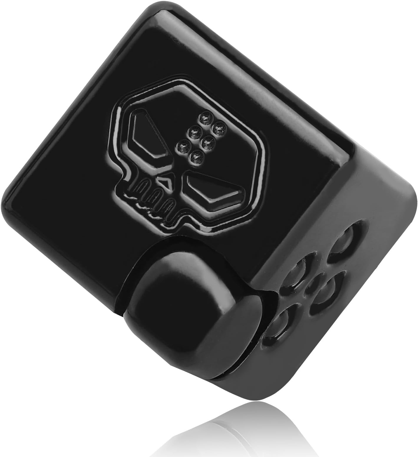 Dilabnba Cool Dice Infinity Cube Fidget Spinner Toy for Kid Adult, Stress Relief Anti Anxiety 2-in-1Metal Fidget Block, Magnetic Desktop Toy Gift for Men Father Boy (Black)