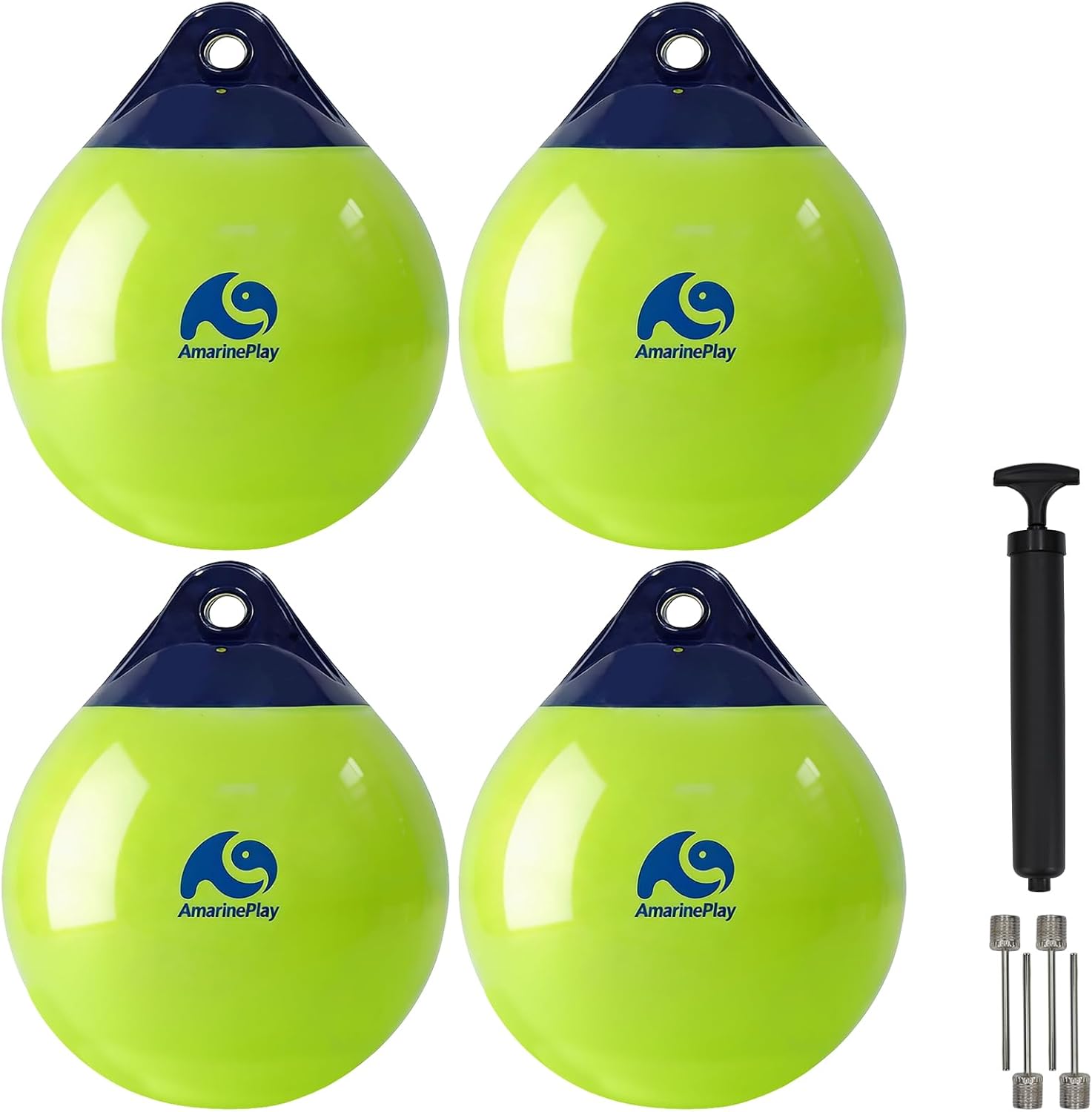 Boat Fenders Ball Mooring Buoy Balls Boat Anchor Buoy,9/12/15 Inch Boat Buoys Bumper Round Boat Fender for Docking/ Anchoring/ Marking/ Mooring,Marine Grade Vinyl Inflatable Anchor Marker Buoy