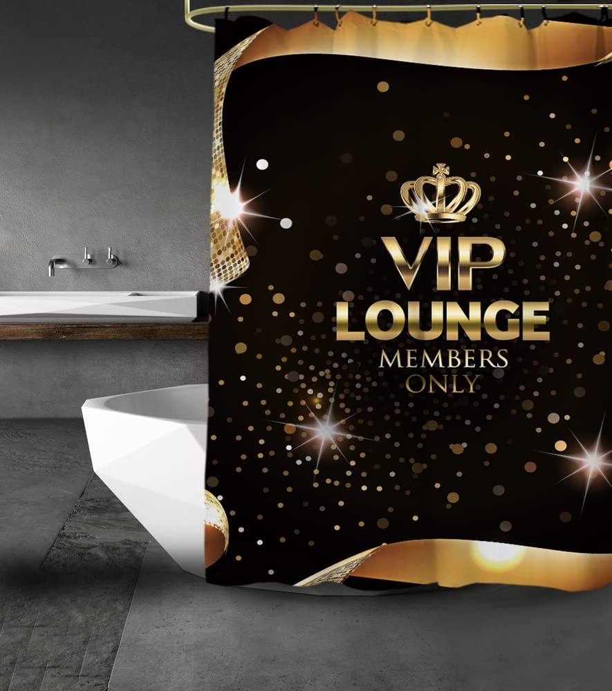 Sanilo Shower Curtain VIP Lounge 180 x 200 cm, Waterproof, Anti-Mould, with 12 Rings