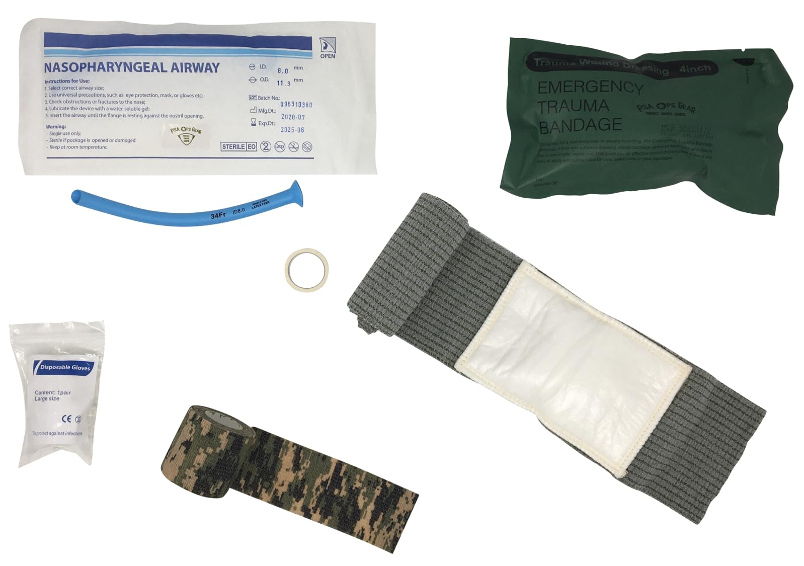 PSA Ops Gear First-Aid + Trauma Pack Module - Splint and Airway