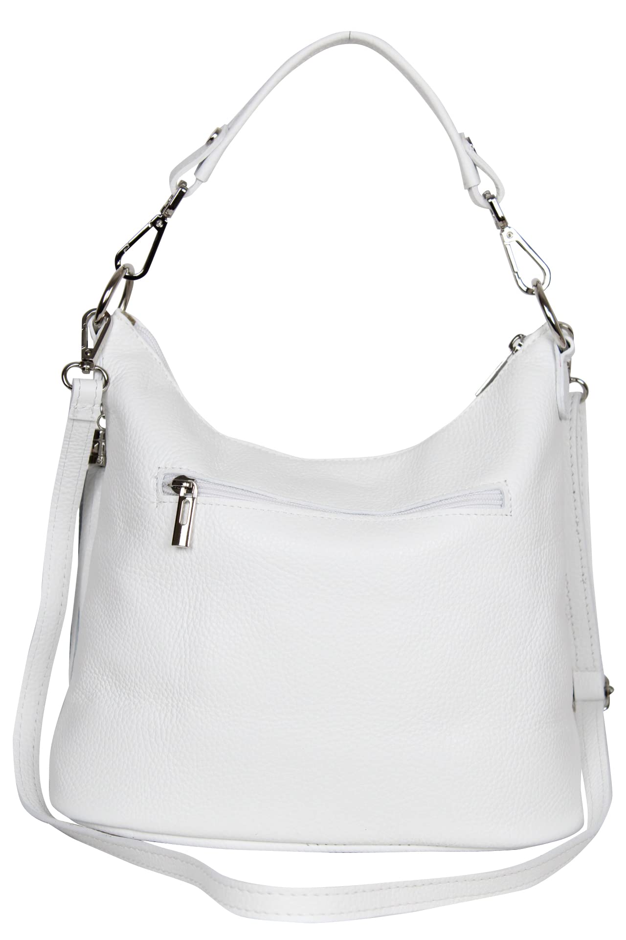 AmbraModa GLX09 - Damen Handtasche Schultertasche Beutel aus Echtleder