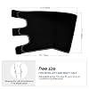 Odoland Calf Compression Sleeve Calf Brace - 1 Pair Guard Leg and Adjustable Shin Splints Support for Sport Recovery Fitness and Running Black