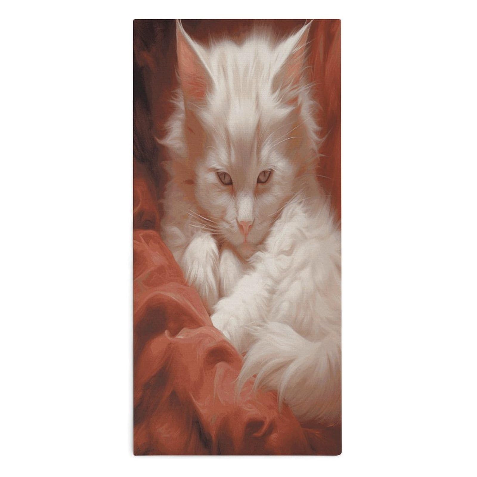 Btcowzrv Style Hazy Cat Bath Towel Beach Towels Shower Towel