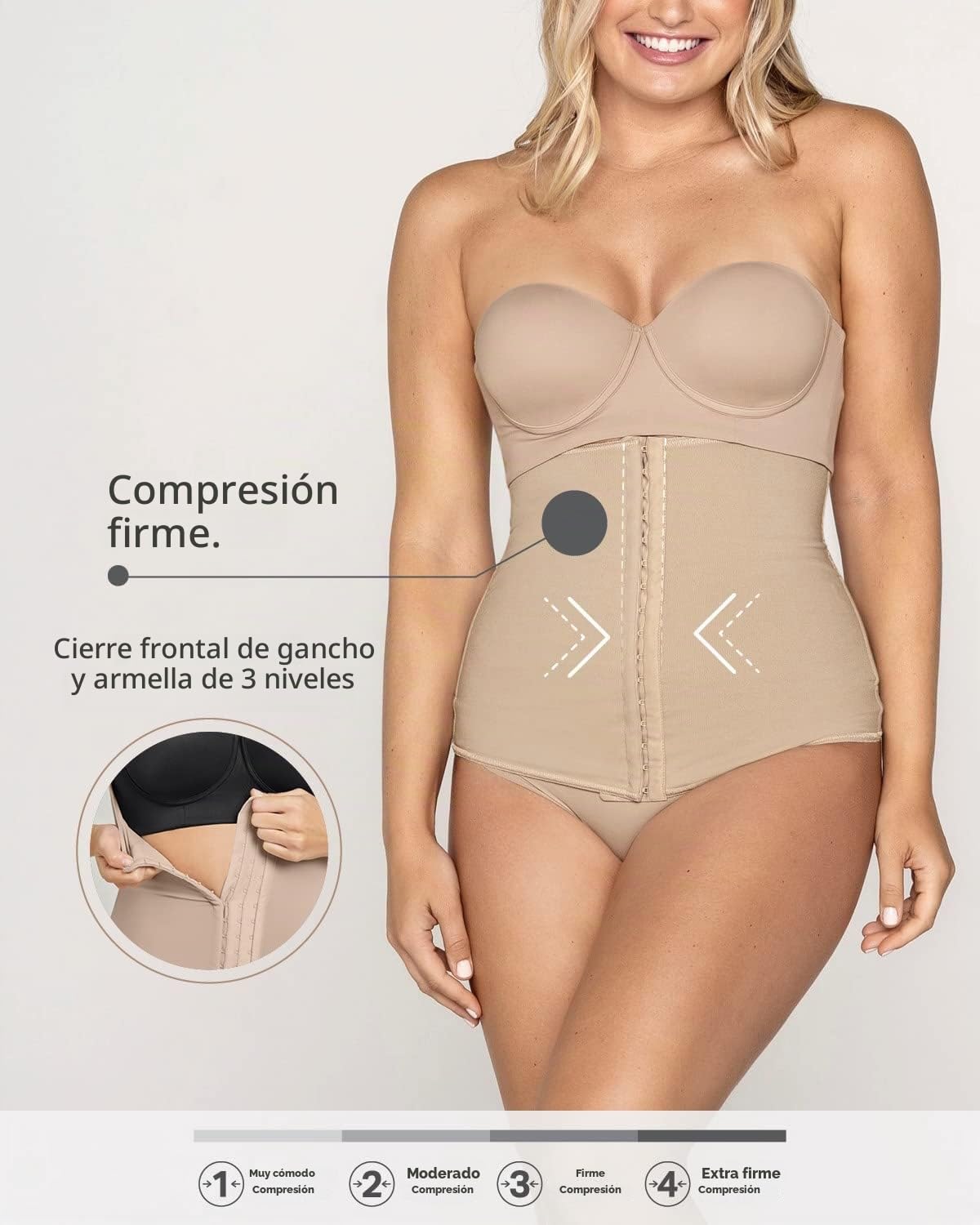 Leonisa Faja Cinturilla Control Piel S