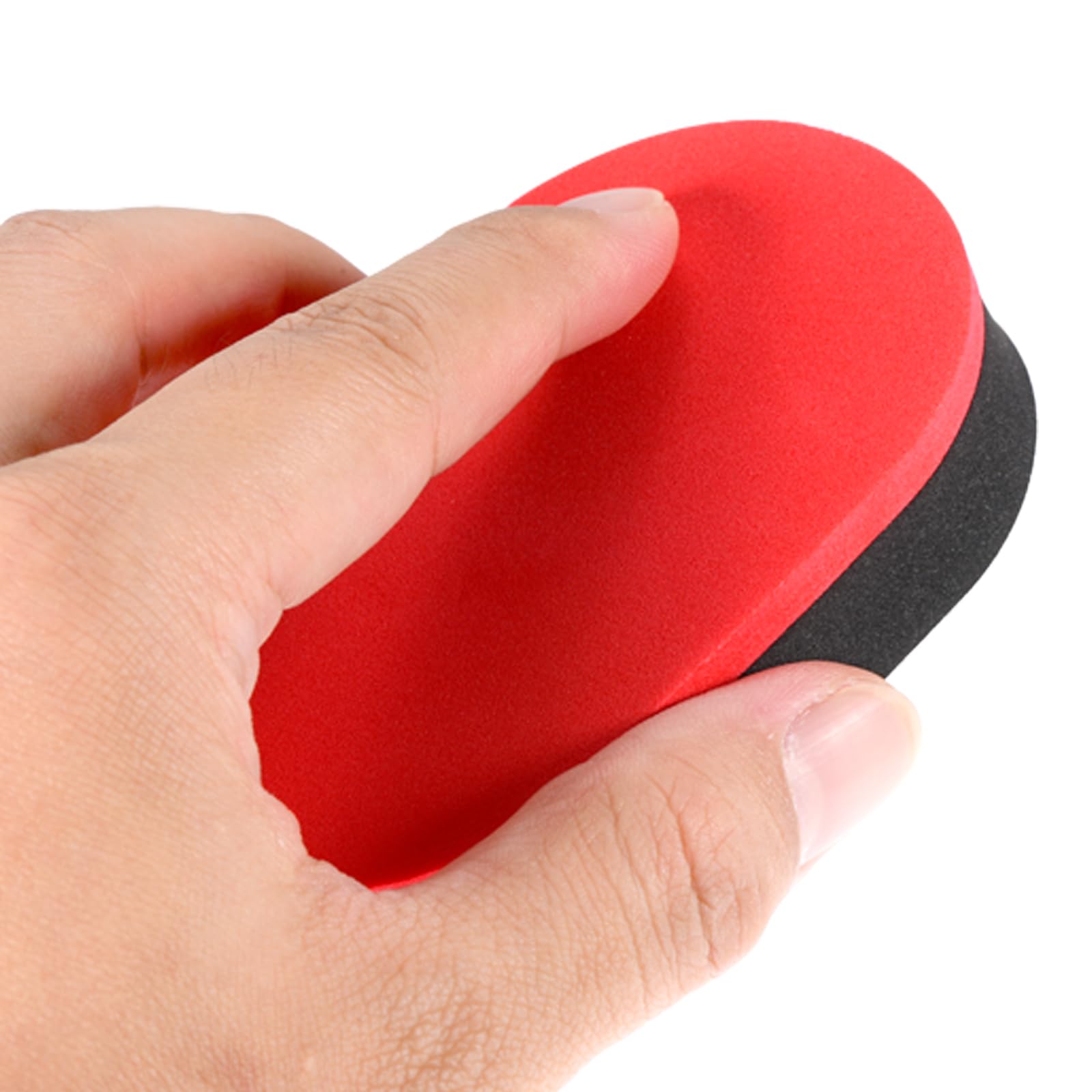 M METERXITY 4 Pack Table Tennis Rubber Cleaner - Paddle Cleaner, EVA Sponge,Apply to Table Tennis Paddle (96 x 60 x 21mm, Red Black) - Image 4