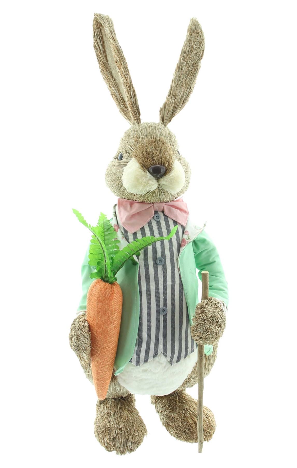 Dekoleidenschaft große Dekofigur Herr Hase 75 cm hoch, Osterhase, Osterdeko, Hasendeko