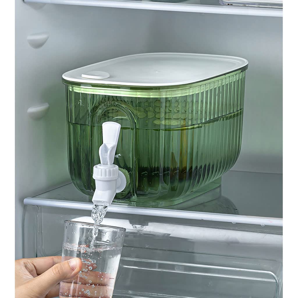 Getränkespender, Getränkespender Kühlschrank Japanisch mit Eis-Infuser & Zapfhahn, Haushaltskühlkessel für Zuhause, Party, den täglichen Gebrauch zur Herstellung von Säften
