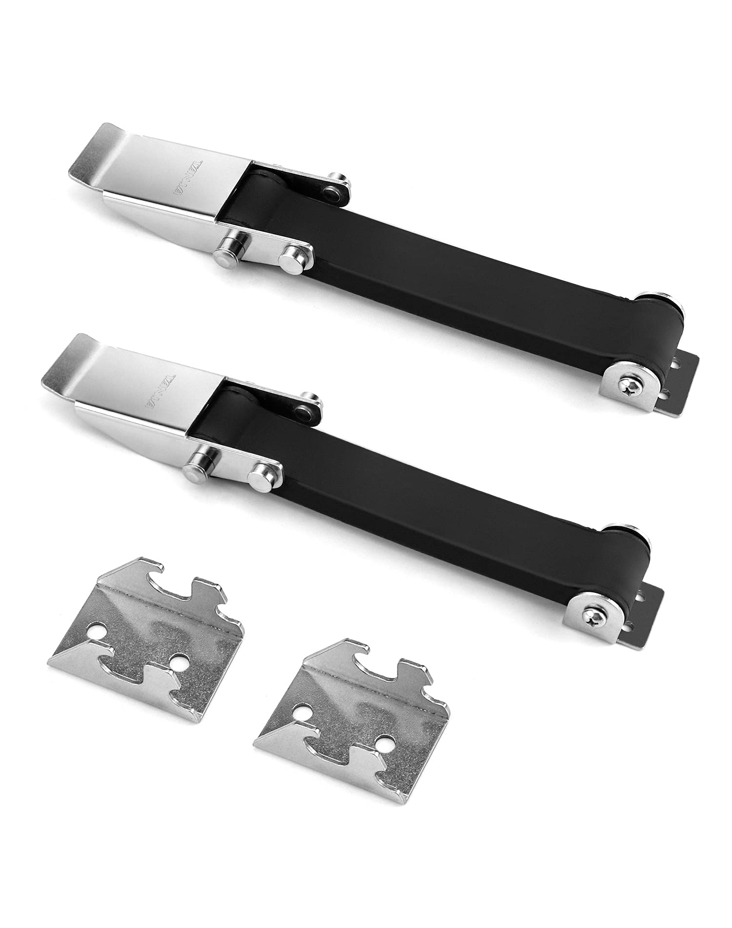 Buy QWORK Draw Latches, 2 Pack 91/2" Stainless Steel Flexible Rubber