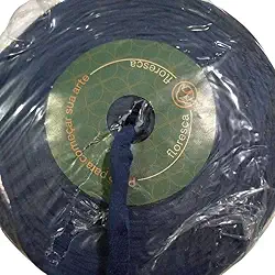 Fio De Malha Residual 1kg Fiorescer Para Crochê artesanato (Tons Azul marinho)