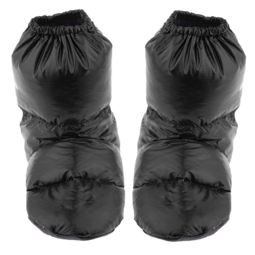 2 Paar Unisex Hausschuhe Warme Winter Wasserdicht Hüttenschuhe für Picknick, Campingzelt, Garten, Strand usw