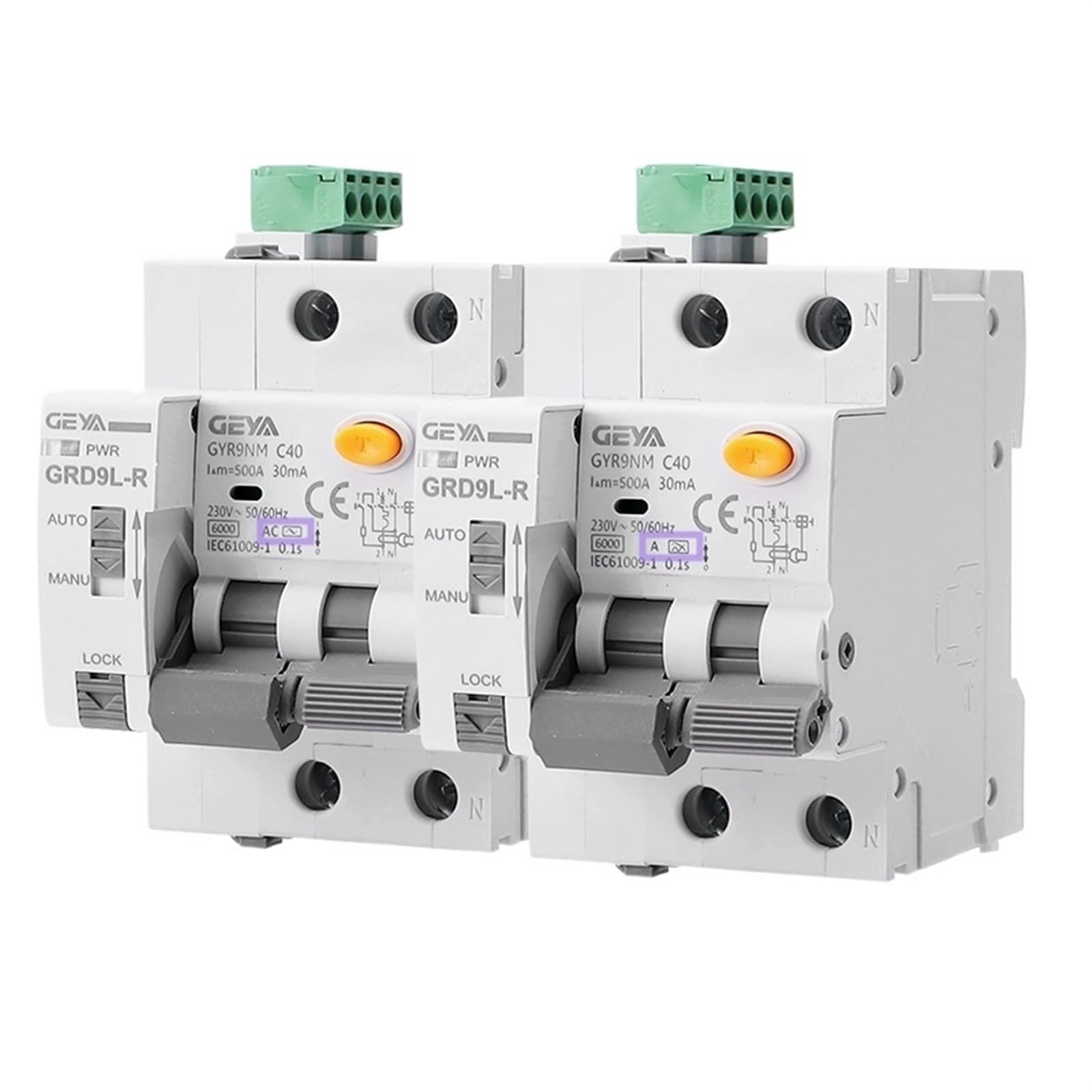 Disjoncteur différentiel réenclenchement automatique GRD9L pour éviter les coupures