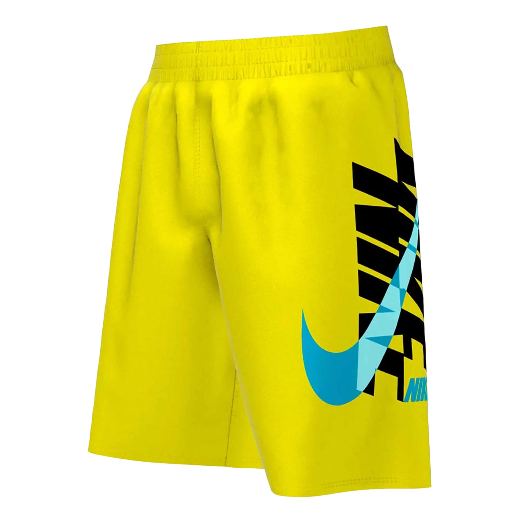Nike Maillot de bain Swim Volley Big Logo 7" Jaune Enfant NESSD790