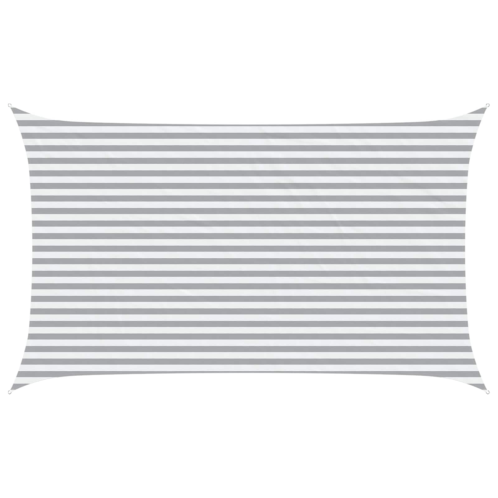 Voile d'ombrage polyester imperméable fini la chaleur sur votre terrasse avec le 5x3m