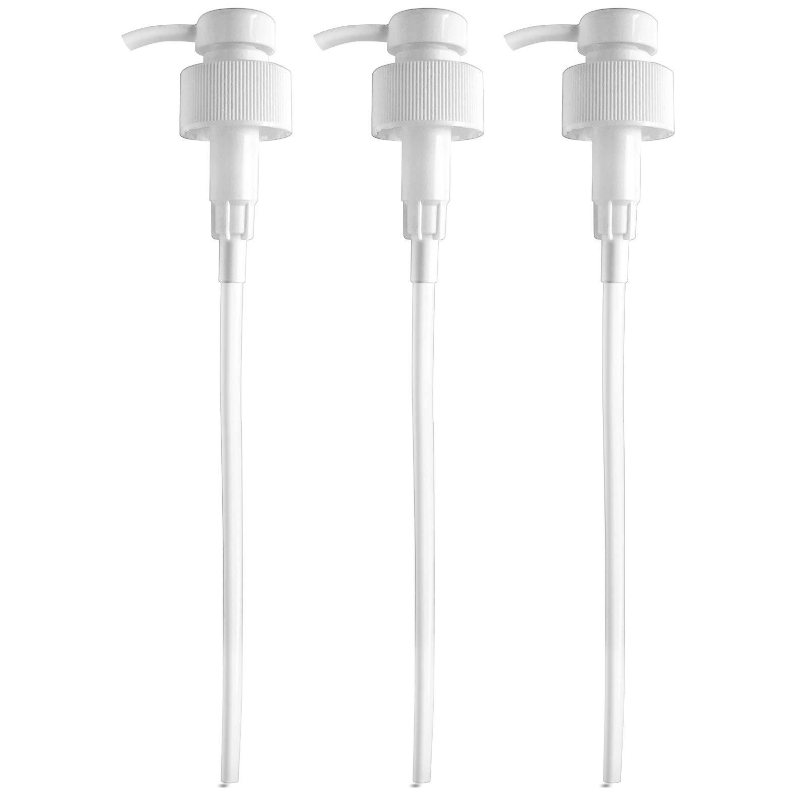38mm Pelican Pump Dispenser for 5 Litre containers and jerry cans. For hand sanitiser, hand wash, hand soap, hand gel (Pack of 3)