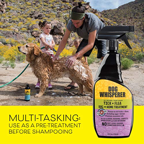 YAYA ORGANICS Dog Whisperer Tick + Flea Home Treatment Spray, Proven Effective, Plant-Based (24 ounces) - Image 4