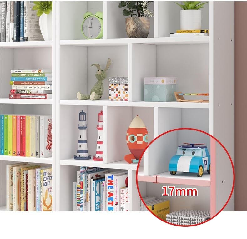 無名部屋 Amazon.co.jp: 階層型収納を備えたモダンな自立型無垢材本棚