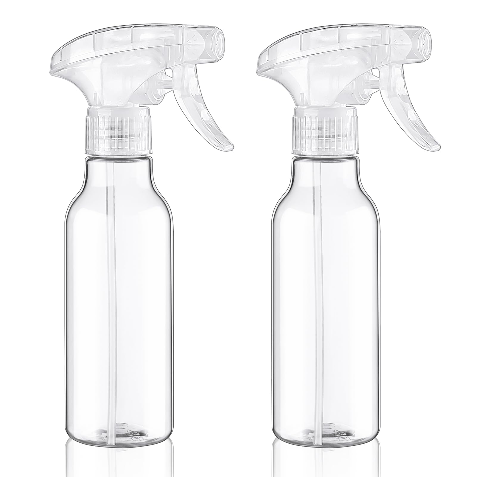 Cosywell Plastic Spray Bottles 8.8oz/260ml 2 Pack Empty Spray Bottle for Cleaning Mist/Stream Heavy Duty Water Spraying Bottle for Cooking Solutions