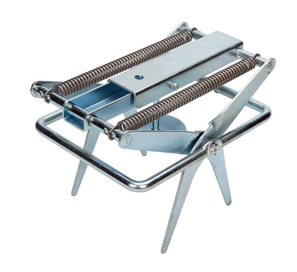 SAVEMORE4U18 Easy Set Galvanized Steel Mole Eliminator Trap Mole and Gopher Trap Reusable and Efficient Traps