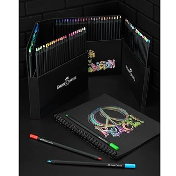 あおとさん専用Faber-Castell Black Edition 100色 Amazon.com: Faber-Castell Black Edition Colored Pencils
