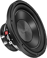 Recoil RW8D2 Echo Series 8-Inch Dual 2-Ohm Subwoofer - 400W Peak Power, High-Temp Voice Coil, Competition-Grade Bass for Cars