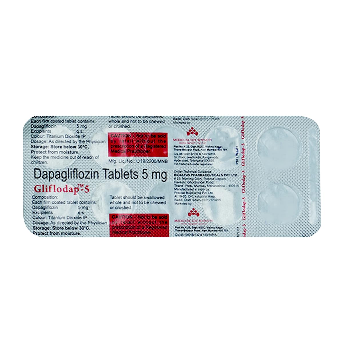Gliflodap-5 - Strip of 10 Tablets : Amazon.in: Health & Personal Care