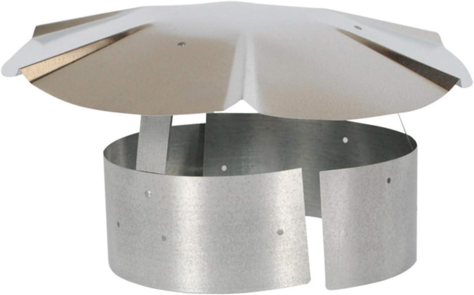 ImperialManufacturing Rain Cap Adjustable 5" - 7" Galvanized Steel