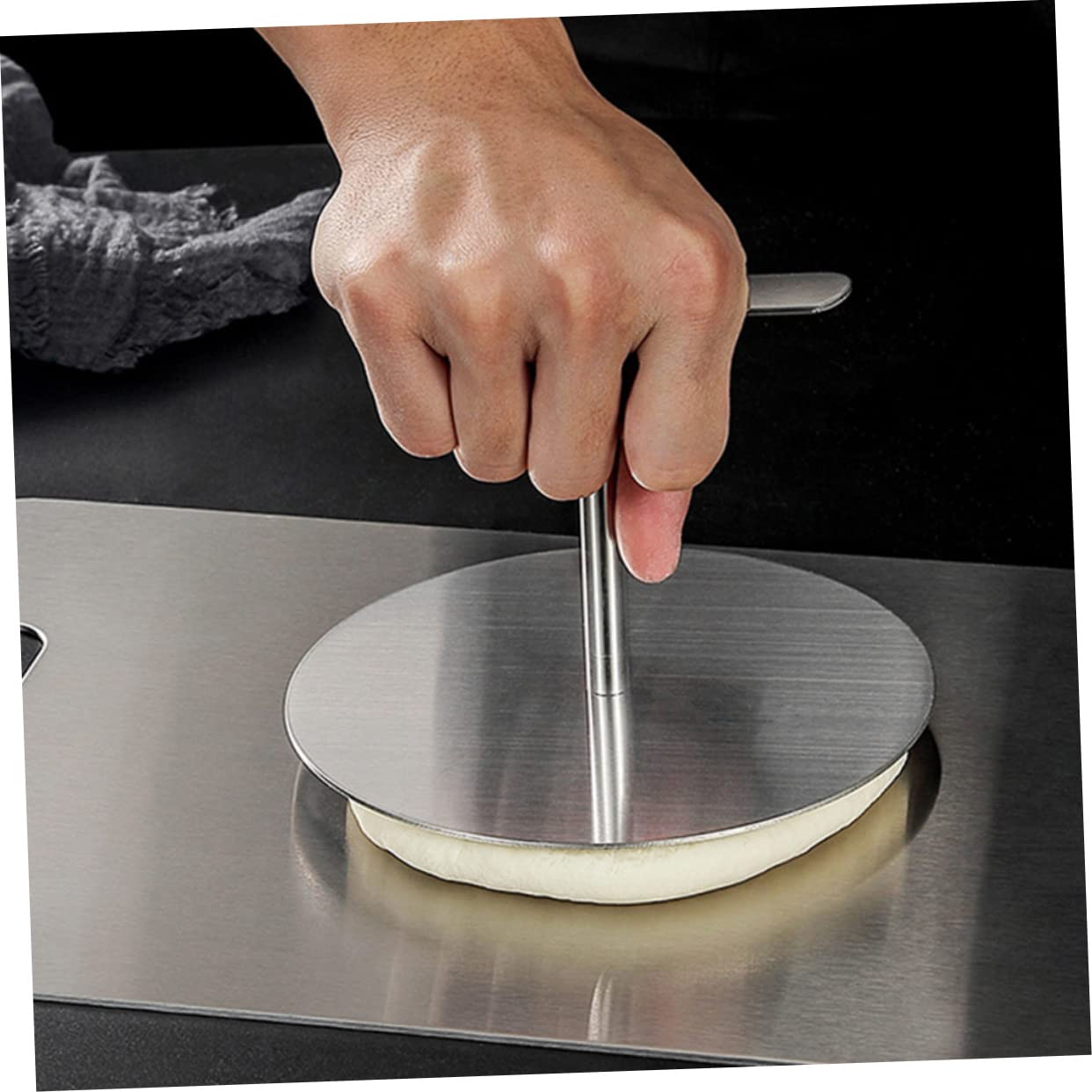 Prensa para Pasteles Accesorios para Parrilla Máquina para Hacer Hamburguesas y Hamburguesas Mini Plancha para panqueques Herramientas para Parrilla Mini Accesorios Plancha Plana Máquina