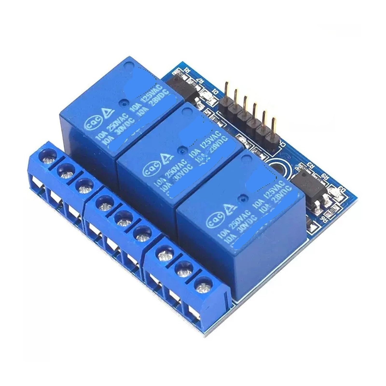 3,3 V 5 V Relaismodul 5 mA mit Optokoppler-Isolations-kompatiblem Signal(10 Pcs)