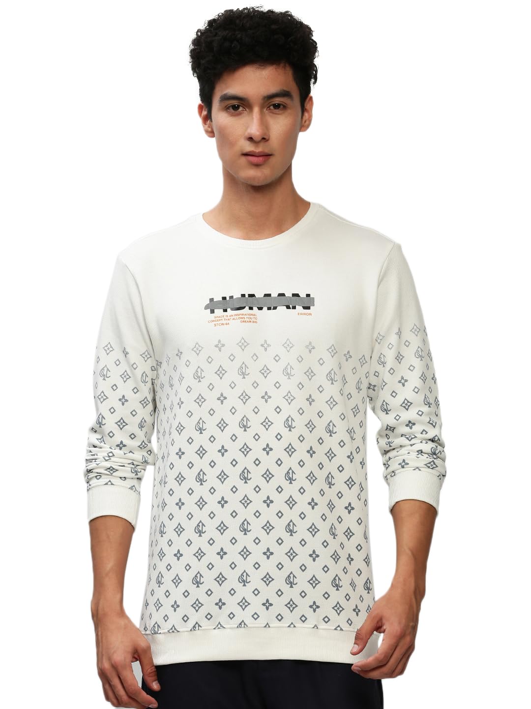 Men Printed Pullover Sweatshirt | Round Neck Full Sleeves Cotton Sweatshirt's for Mens | Slim Fit Regular Length Sweatshirts for Men's-image-22