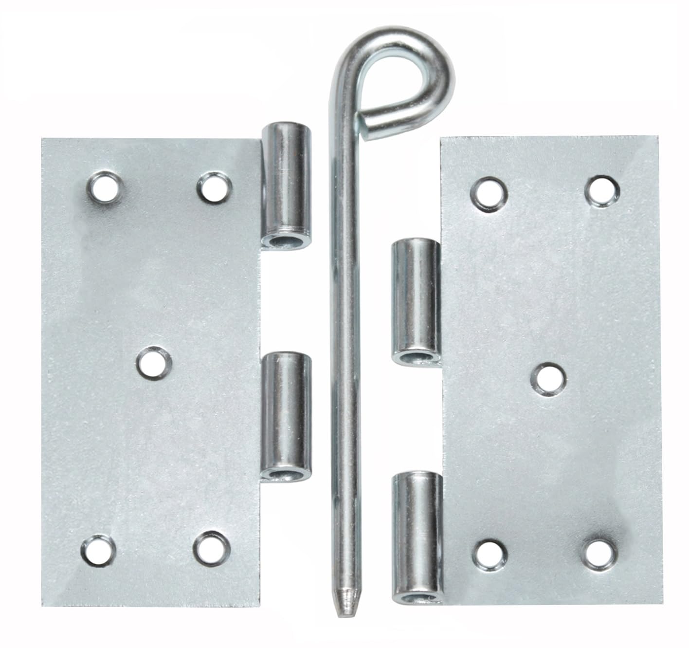 Kulissenscharniere Scharniere Türscharniere 100 x 100 x2 lose Stift Silber Verz (20, 100x100 Weiss)