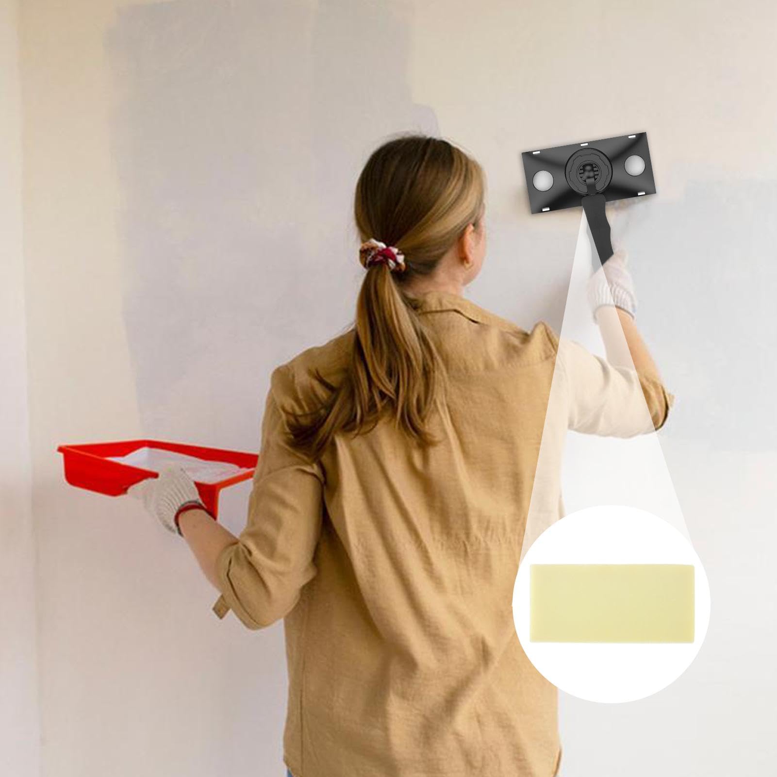 Set Da 9 Pennelli, Tamponi E Spugnette Con Manico A Forma Di Zucca Per - Foto 12