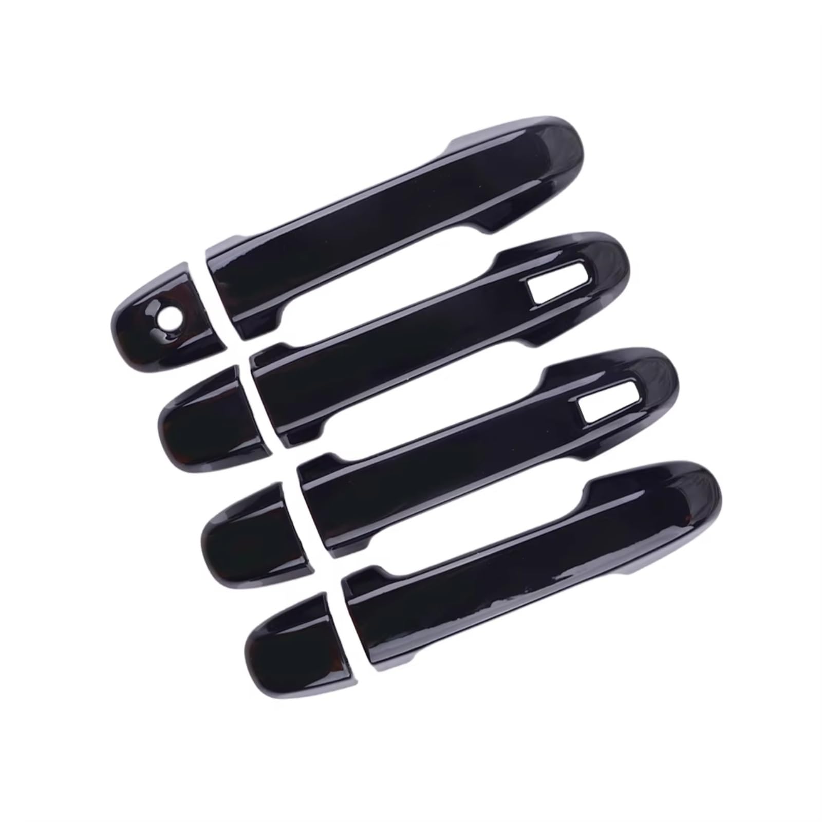DSPOLIMV Outer Door Handle Cap Compatible with Subaru for WRX 2022 2023 1 Set Car Exterior for Smart Door Handle Cover Glossy Black ABS Trim Replacement