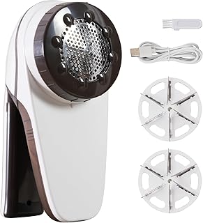 atRise[アットライズ] 毛玉取り 電動 充電式 [ロック機能付き] 六枚刃 3段階調節 充電式 毛玉取り けだまとり 毛玉クリーナー