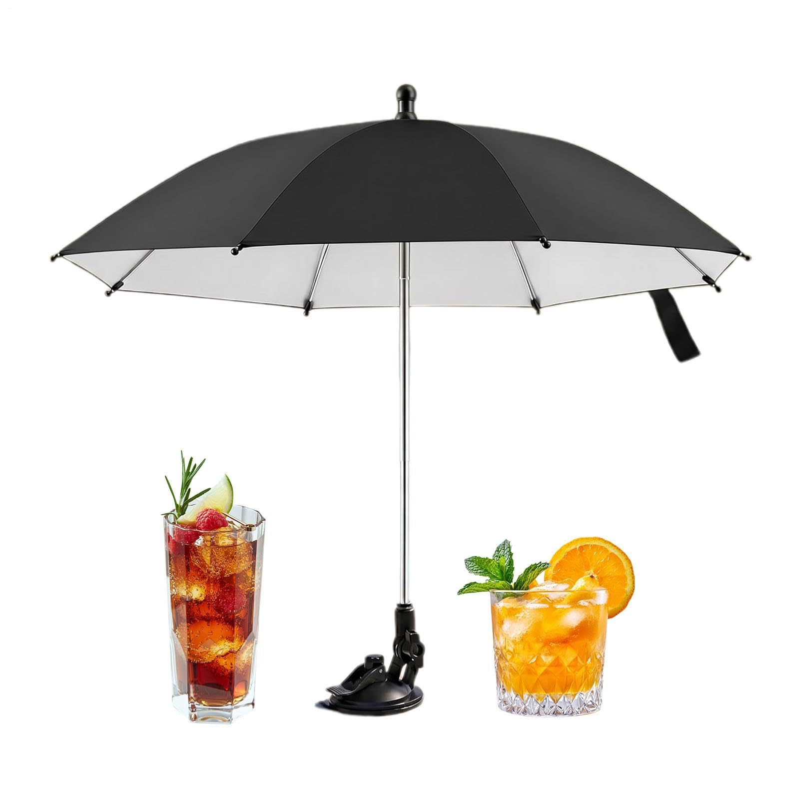 Sombrilla de mesa para bebida mini parasol para piscina 8
