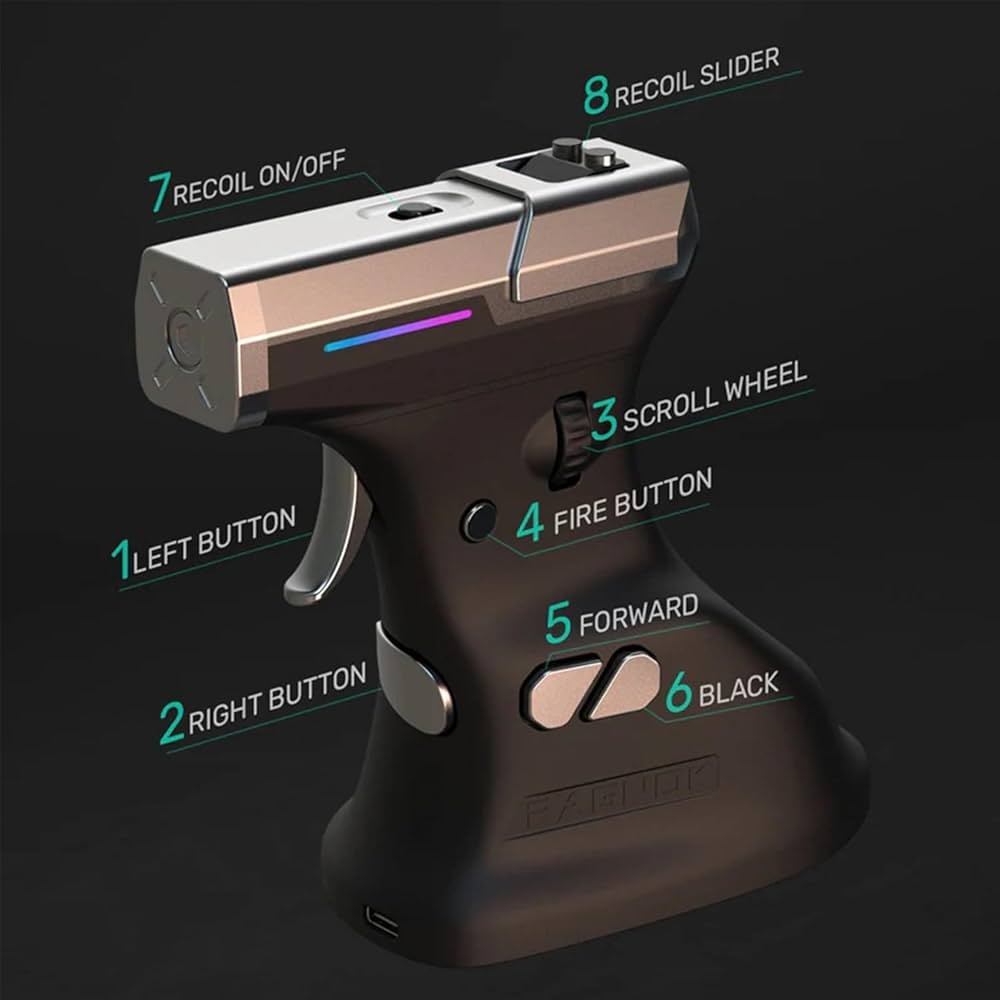 RAGNOK ErgoStrike7 ガンマウス ErgoStrike7｜FPS向けリコイル搭載ガンマウス