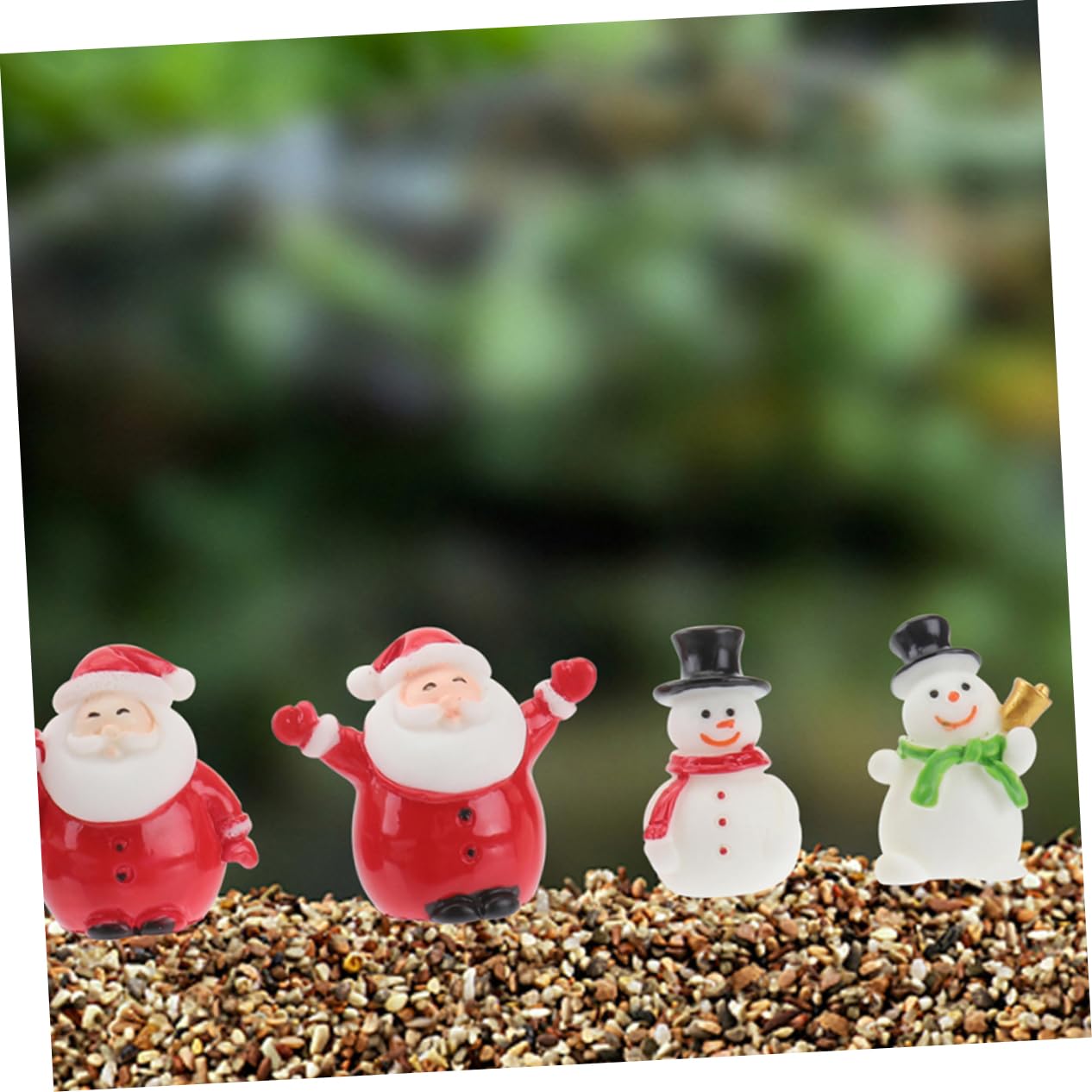 20 Figurines Miniatures Du Père Noël En Résine - Décoration De Noël Délicate Pour Maison, Bureau, Table De Fête