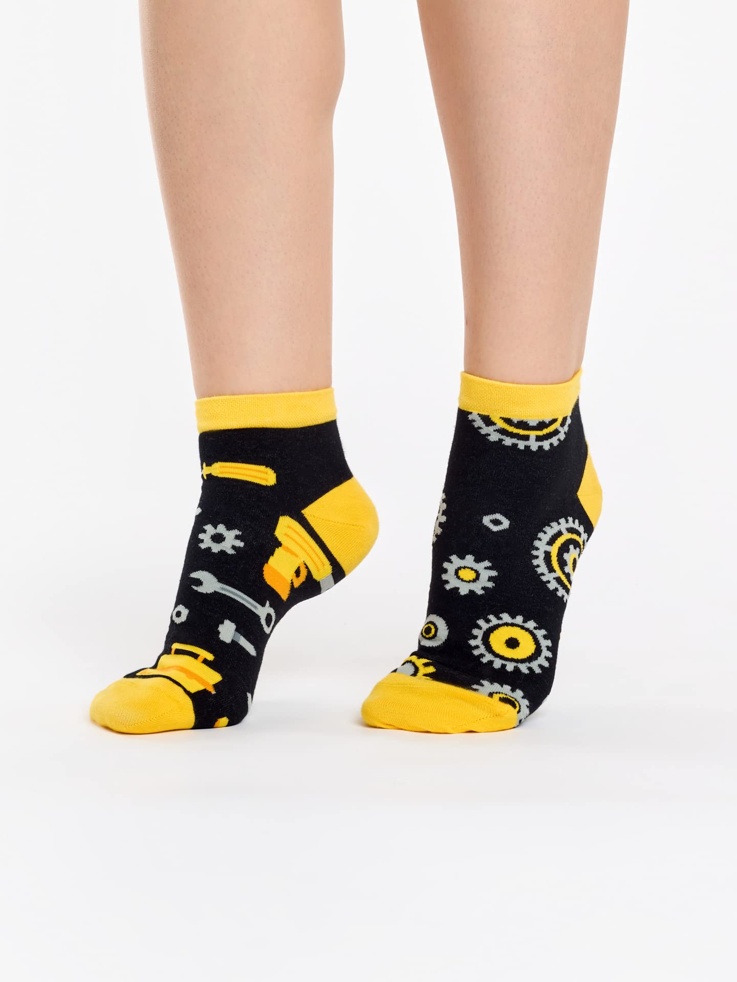 Dedoles Calzini Unisex Donna Uomo & Bambini Calze Cotone con tanti Design divertenti Calcio Bicicletta Piante Cavalli Regalo sinistra destra diversi