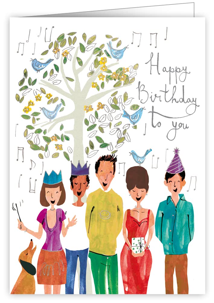 Quire Lemon Lou Card Happy Birthday Song,Multicoloured,163x115mm
