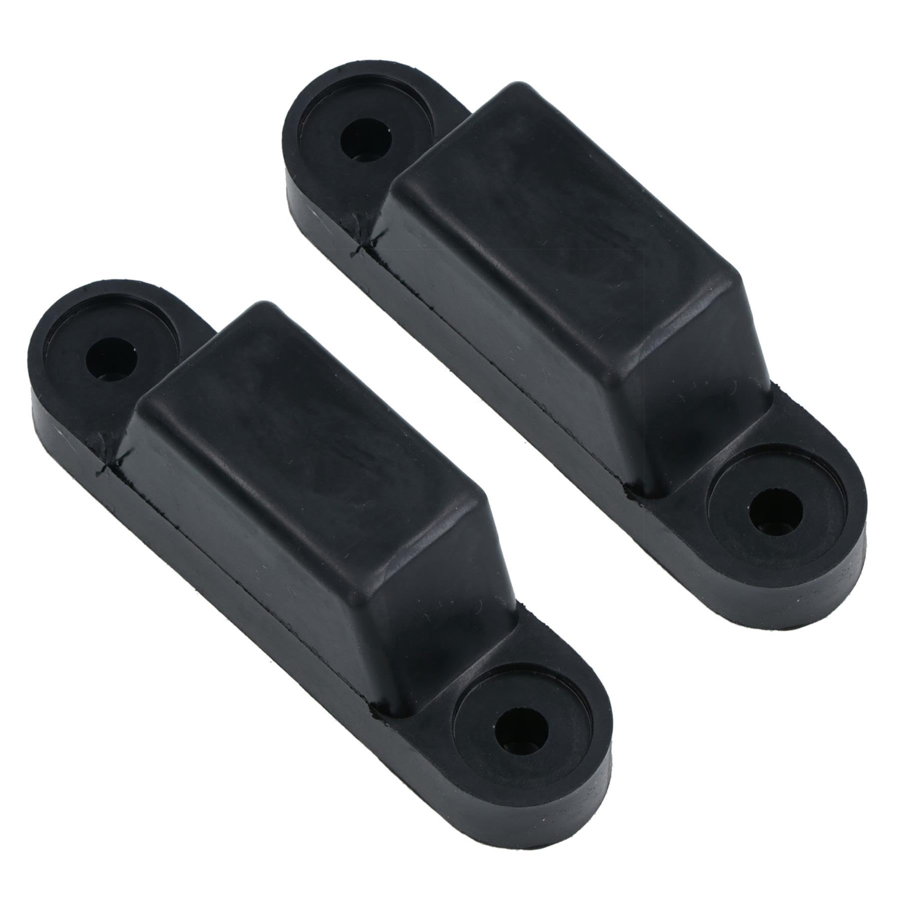 B&Q -  38mm Rubber Top Hat Standoff Buffer Bumper Pad Stop Tailboards Trailers 2Pc