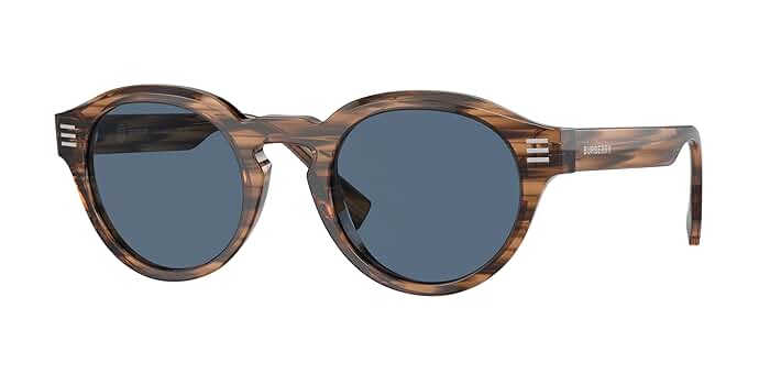 Amazon.com: BURBERRY Sunglasses BE 4404 409680 Striped Brown