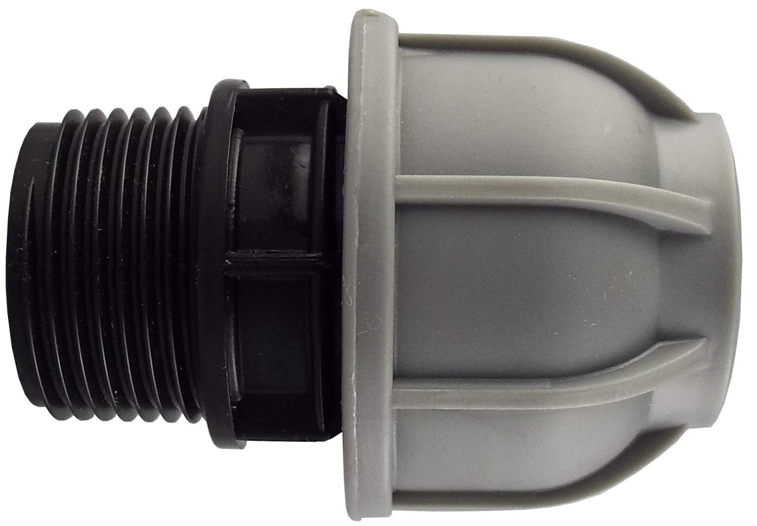 Cost Wise Grey Mdpe Compression Water Pipe Fittings/Connectors,Straight Joiners (25Mm-1" Bspm)