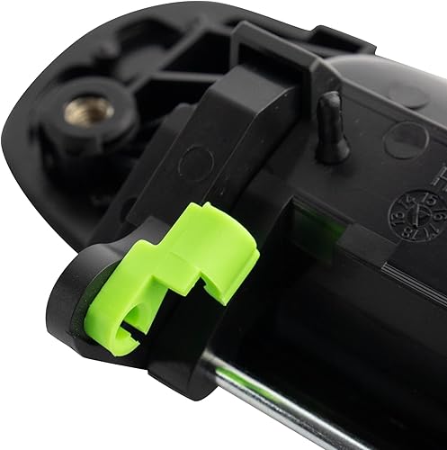 Miniatura 282 de TRQ Manija de la puerta exterior trasera izquierda del lado del conductor negra compatible con Honda Civic 2001-2005