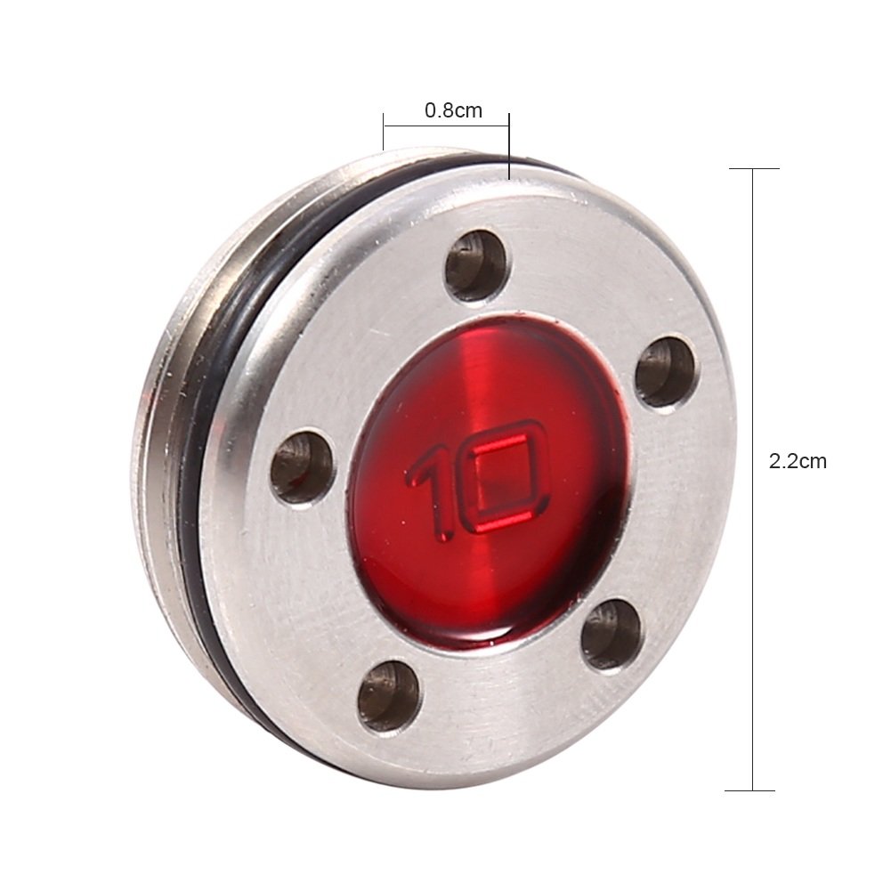 VGEBY 2 Stücke Benutzerdefinierte Puttergewichte + Schraubenschlüssel Werkzeug Aluminiumlegierung für Putters (Gewicht: 10g)