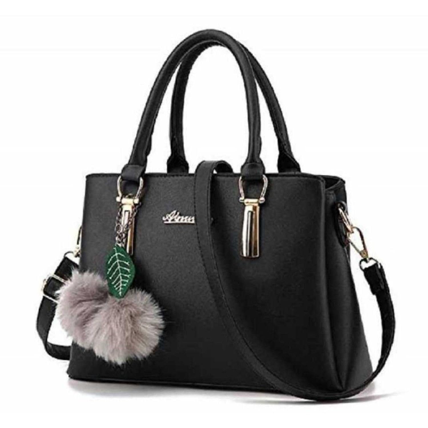 ASK FASHION Women’s Stylish Handbag | Elegant Everyday Carry Bag for Work, Travel & Daily Use | Spacious, Lightweight & Trendy Design481-JC-201-Black -452