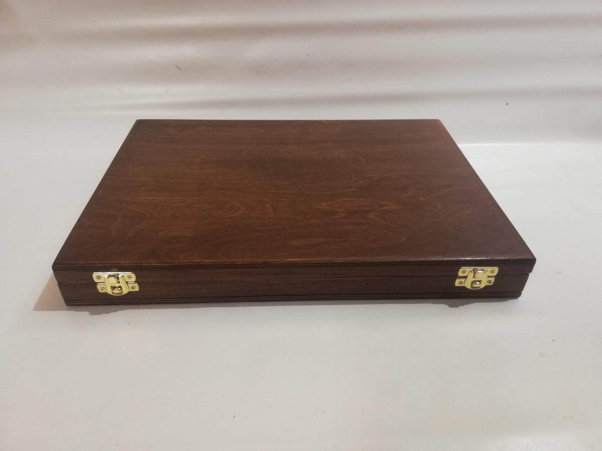 Caja para Monedas y medallas Antiguas peritadas, Expositor de Madera Maciza y Terciopelo para numismática, Compartimentos y Color Personalizables