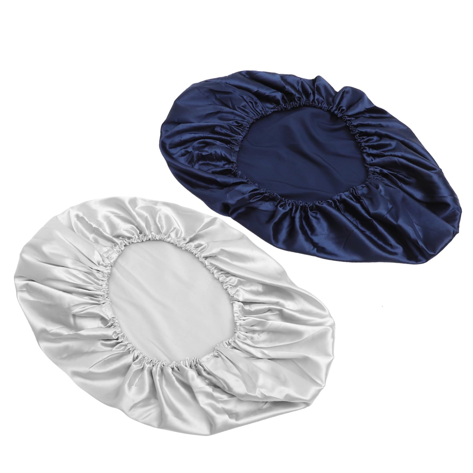 Draps housse berceau doux en coton marine et gris pour lit de bébé