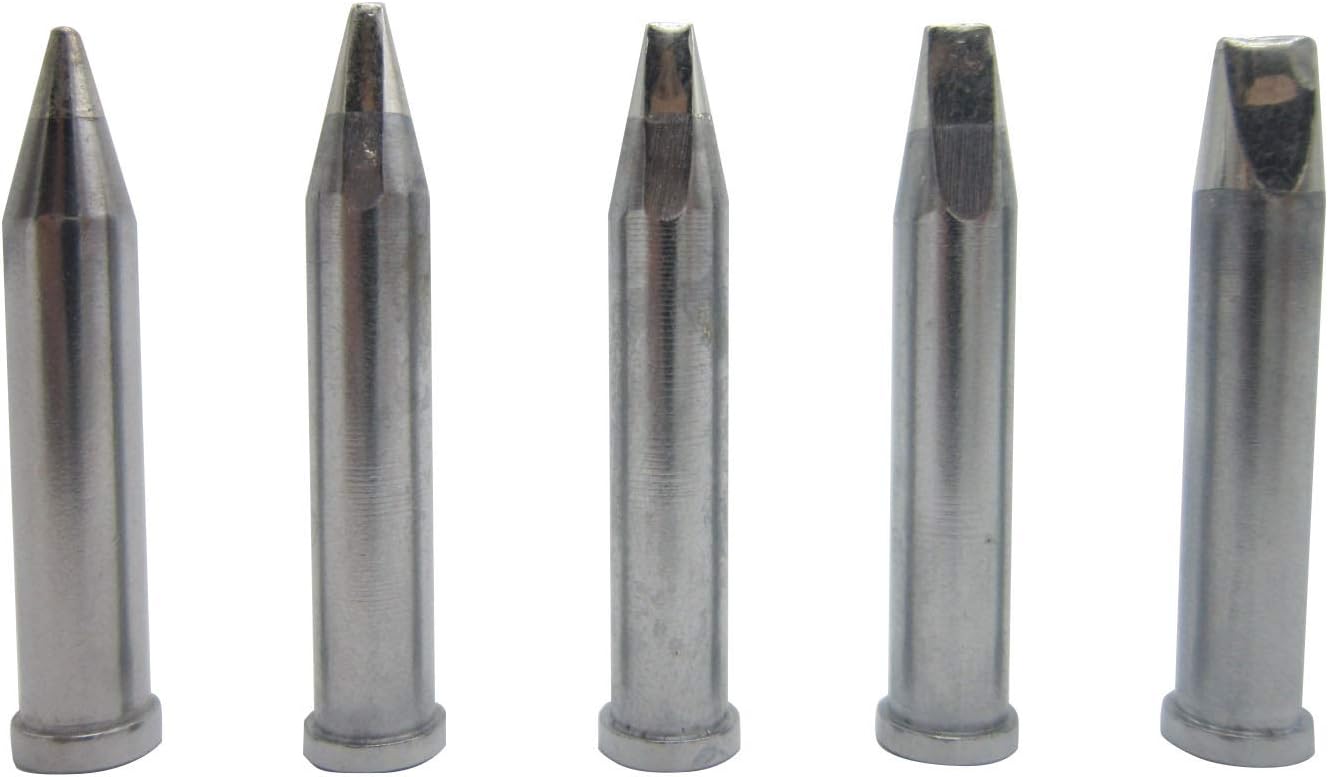 XT Series XTO XTA XTB XTC XTD Soldering Tip replacement fit WXP120 WP120 WP120IG WX1010 WX2020 WT1010H WD1000HPT Solder Station Iron Consumer Tips (5 Pieces)