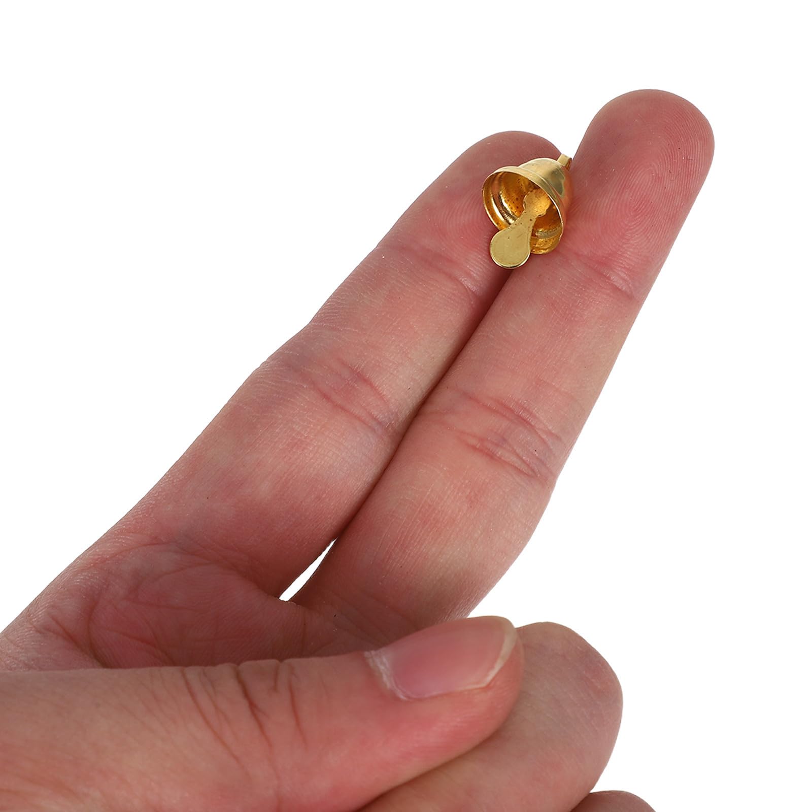 TOYANDONA 1000 Unidades Cascabeles Navideños de Metal 10mm para