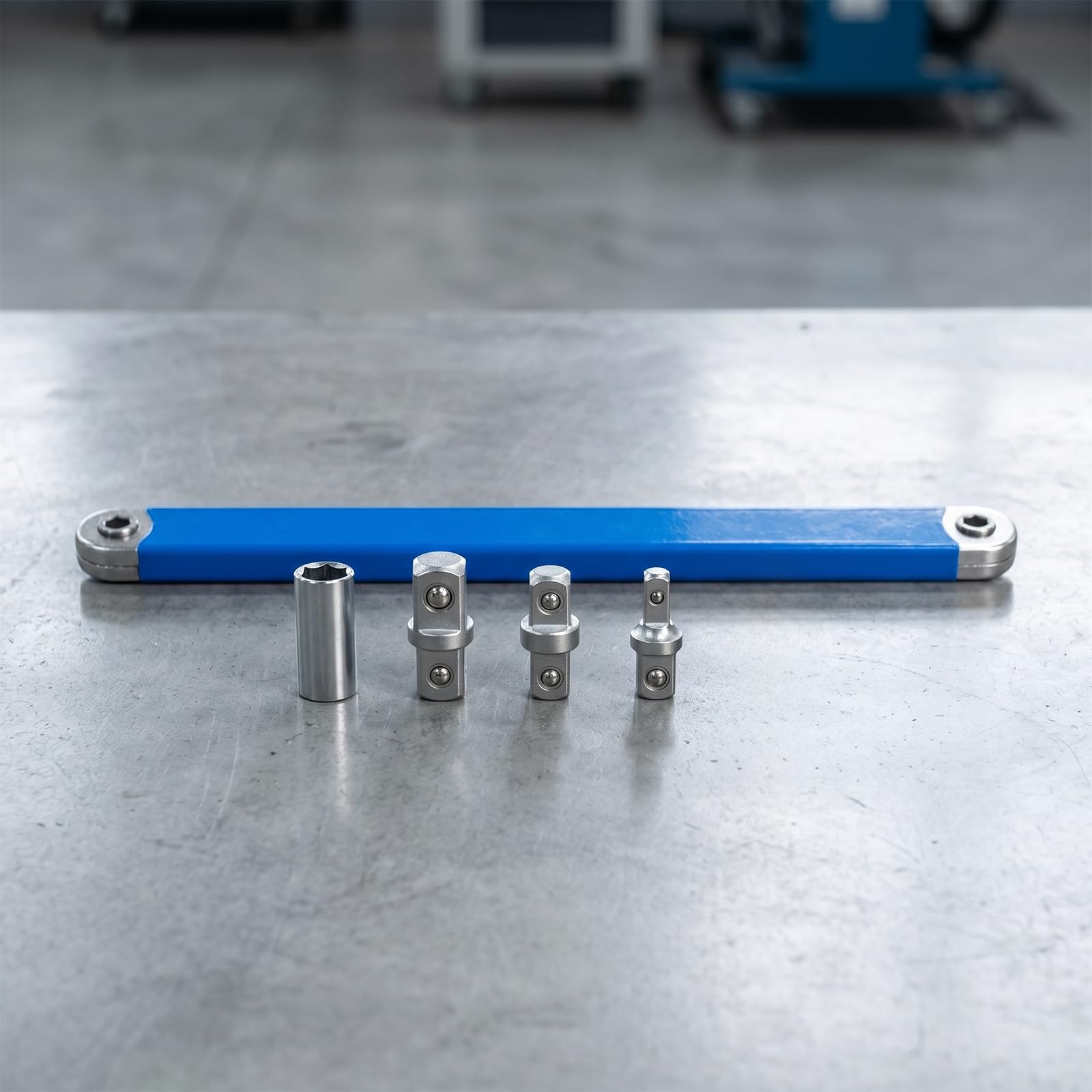 Baoblaze Set Chiave di Prolunga Offset, Prolunga Chiave a Cricchetto Utensile Manuale, Set di Chiavi di Prolunga a Portata Stretta per Aree Difficili da Raggiungere